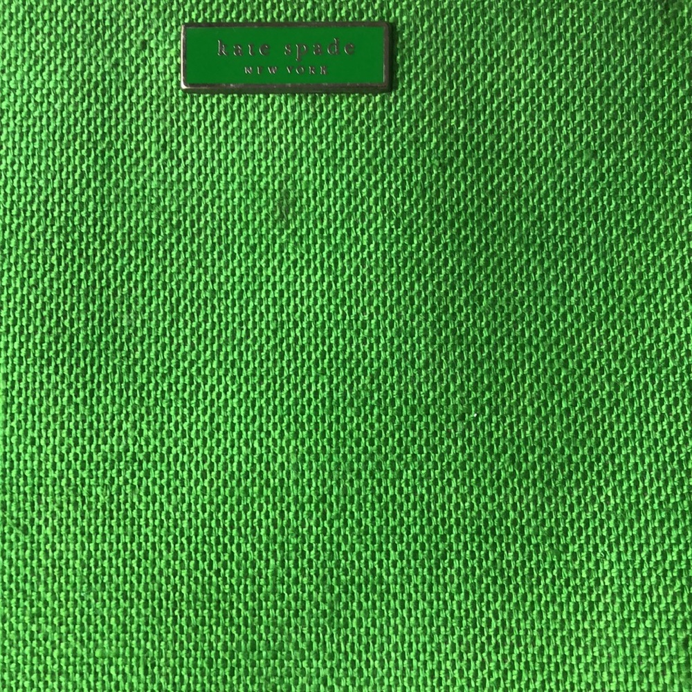 Vintage Kate Spade bag - green, metal handles - Picture 3 of 9